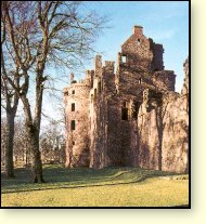 Picture: Huntly Castle near Glendronach